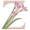 BFC31859 Spring Flowers Alphabet z