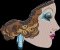 BFC1896 Art Deco Fashion Lady
