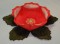 BFC0185 Lace Bowl & Doily - Wild Rose