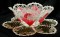 BFC0180 Lace Bowl & Doily Pink Magnolias