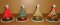 CCQ0441- 3D Tree Ornaments - 4x4