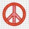 CCQ0604 - Peace Sign Applique