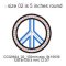 CCQ0604 - Peace Sign Applique