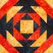 CCQ0616 - Pineapple Log Quilt Square 01