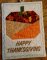 CCQ5043 - Pumpkin Mug Rug - Happy Thanksgiving