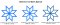 CCQ5074 - 8 Point Star Applique - 3 choices