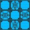 BFC0901 Chinese Lattice Quilt Squares QIH and Regular