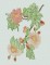 BFC0617 Shoulder Drapes - Floral Pheasant
