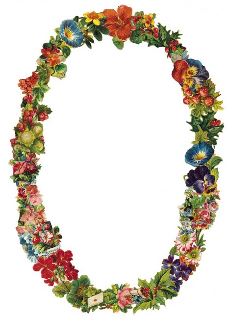 BFC0134 Victorian Floral Wreath