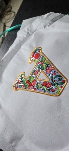 BFC32200 Christmas Applique Alpha A
