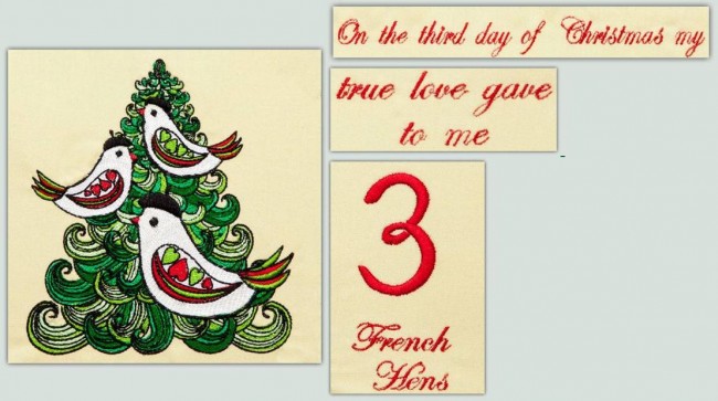 BFC1284 3rd Day of Christmas