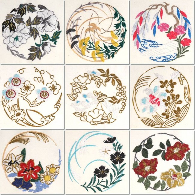 BFC1006 Japanese Quilt Circles II