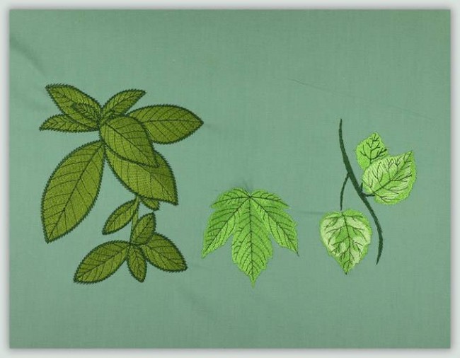 BFC1011 Waterfall of the Leaves Art Quilt