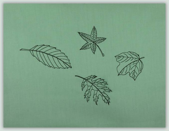 BFC1011 Waterfall of the Leaves Art Quilt