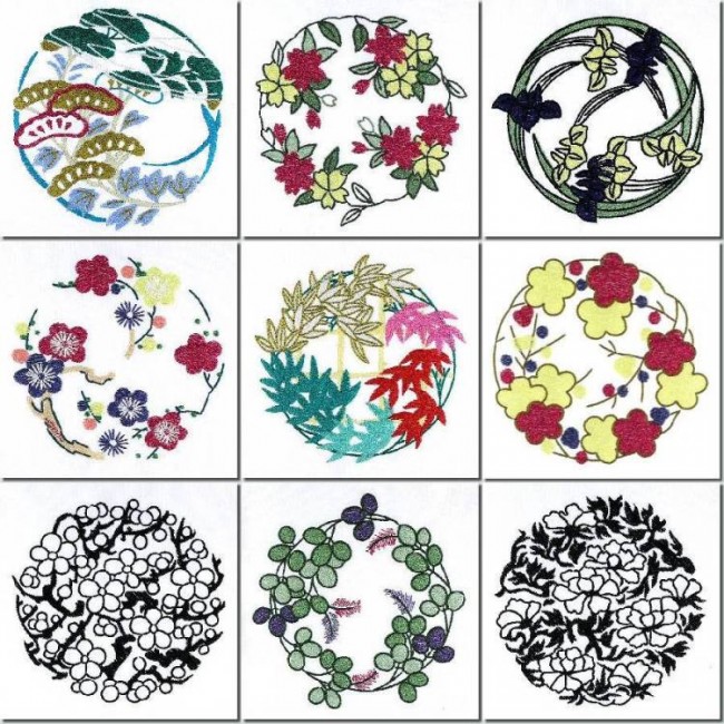 Japanese Quilt Circles Combo