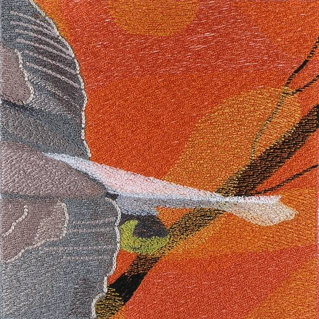 BFC1019 Window-An Eagle in Autumn