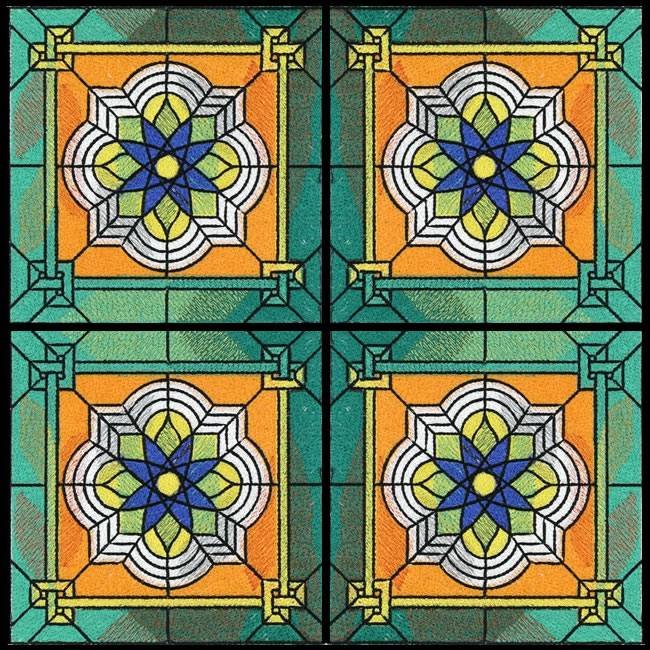 BFC1021 Stained Glass Tiles