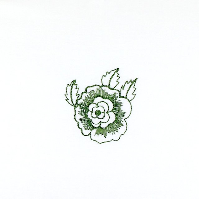 BFC1022 Persian Flowers & Birds Blackwork