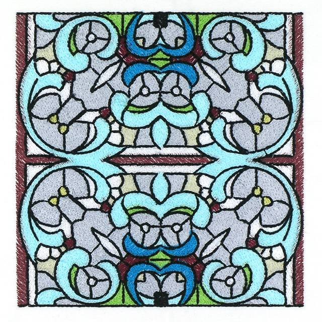 BFC1025 Stained Glass Tiles II