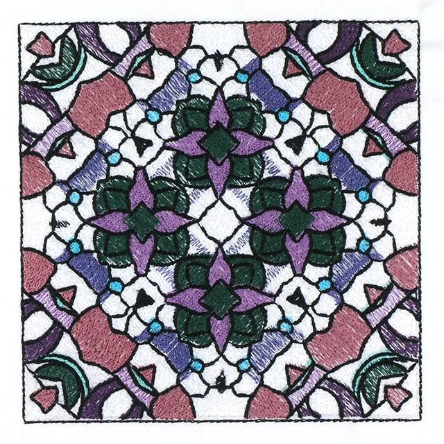 BFC1025 Stained Glass Tiles II