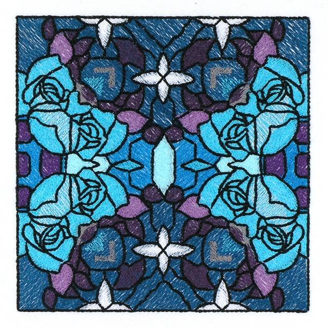 BFC1026 Stained Glass Tiles III