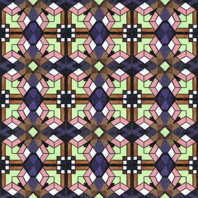 BFC1026 Stained Glass Tiles III