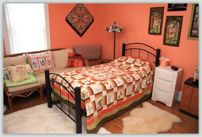 BFC1027 Persian Flowers and Birds Quilt Set
