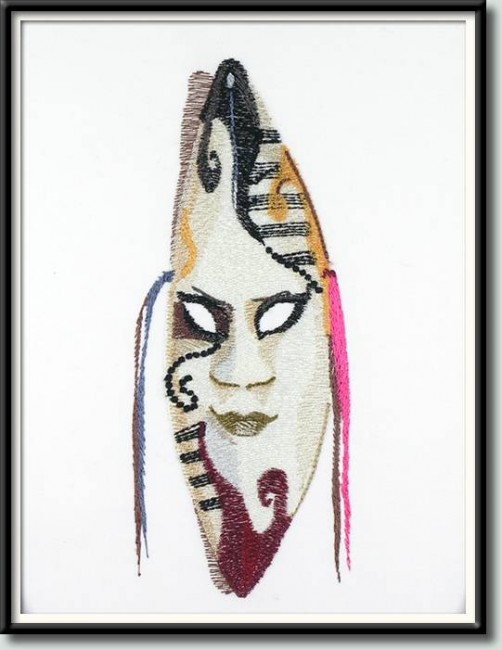 BFC1030 Three Dance Masks IV