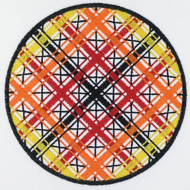 BFC1035 Geometric Quilt Circles