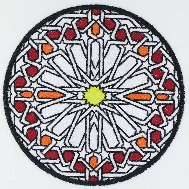BFC1035 Geometric Quilt Circles