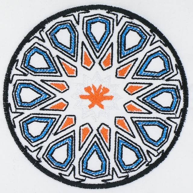 BFC1035 Geometric Quilt Circles
