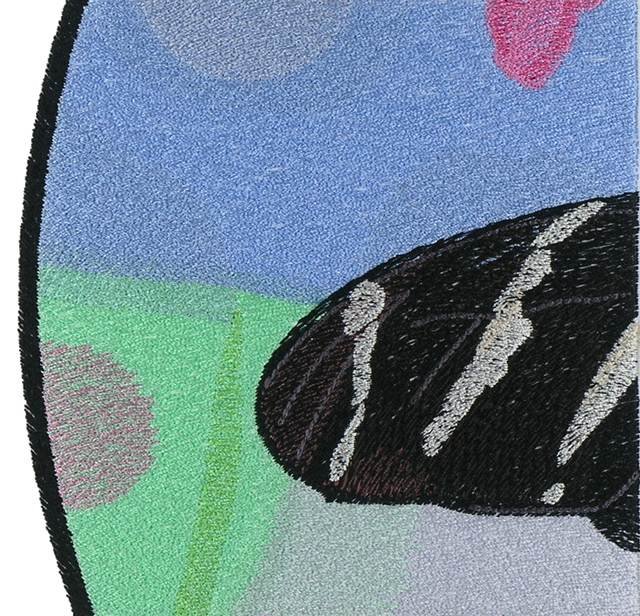 BFC1039 Window Zebra Longwing Butterfly