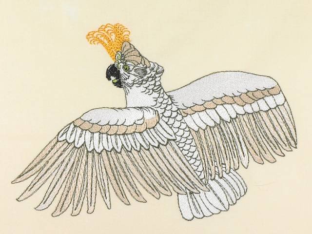 BFC1041 Art Nouveau Cockatoos Plus