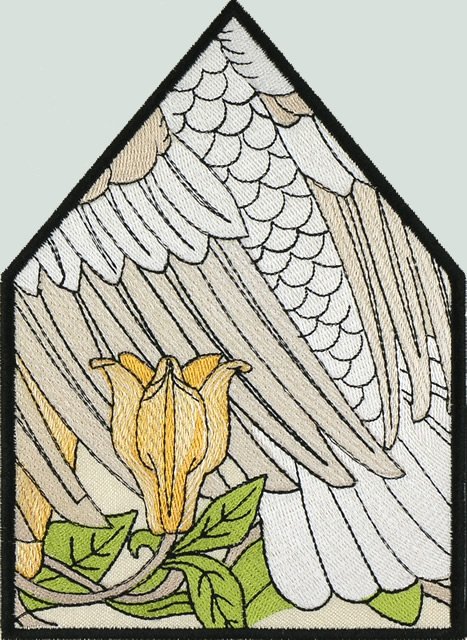 BFC1043 QIH or Reg Stained Glass Cockatoos