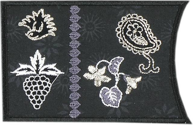 BFC1045  QIH Crazy Quilt Handbag