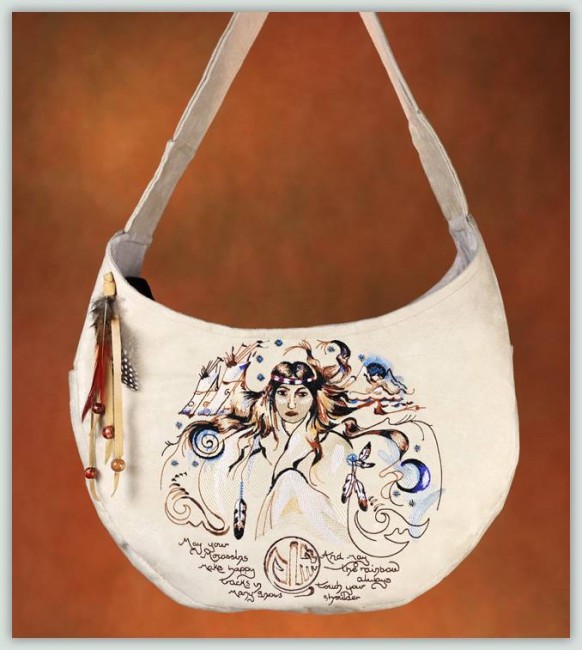 BFC1047 Convertible Handbag Series B Indian Girl