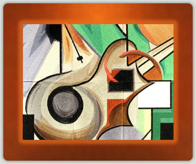 BFC1048 Window-The Music Lesson