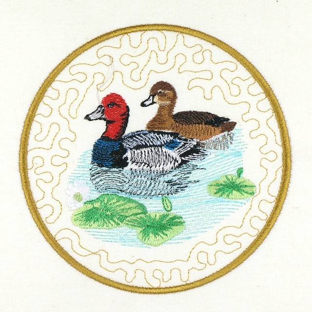 BFC01049 QIH and Reg Stippled Duck Quilt Set