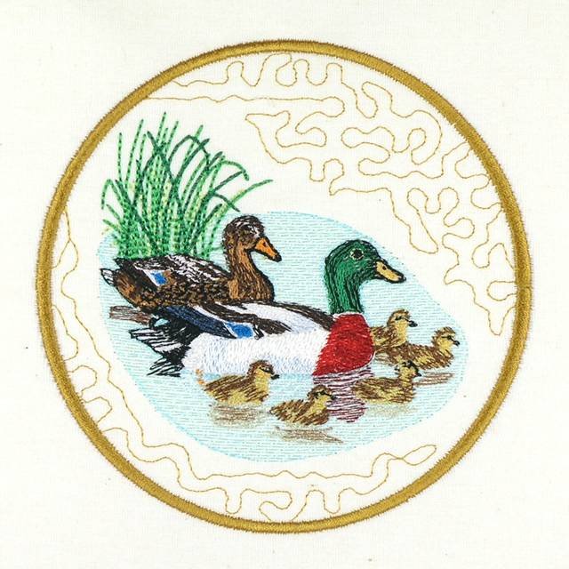 BFC01049 QIH and Reg Stippled Duck Quilt Set