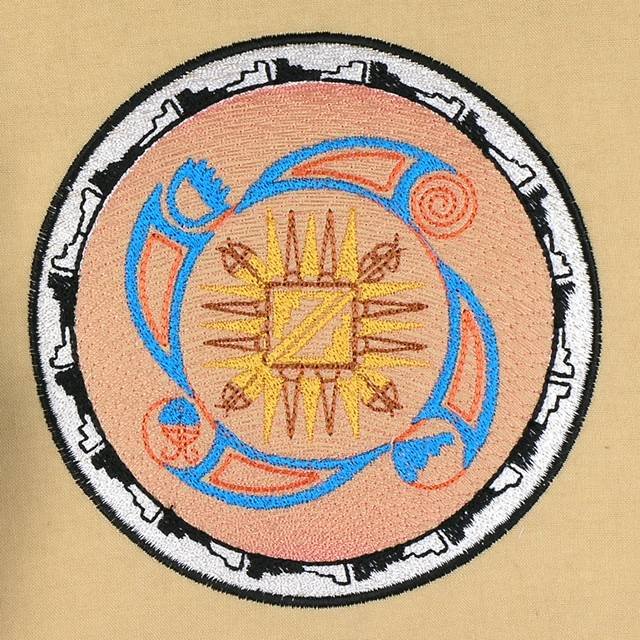 BFC1050 Southwestern Quilt Circles