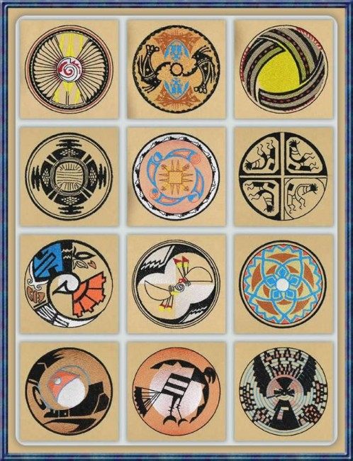 BFC1050 Southwestern Quilt Circles