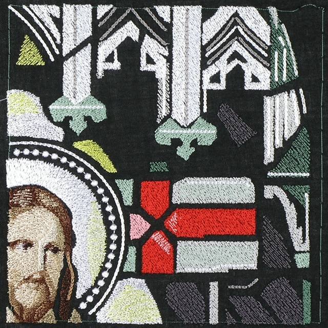 BFC1051 Stained Glass-Christ Risen