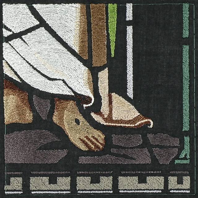 BFC1051 Stained Glass-Christ Risen