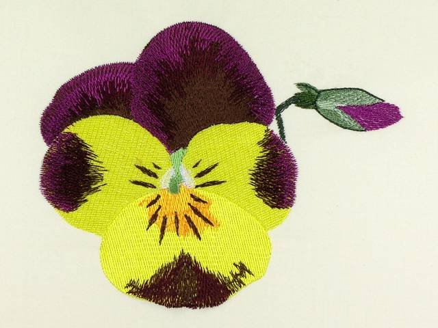 BFC1058 Pansy Super Tote