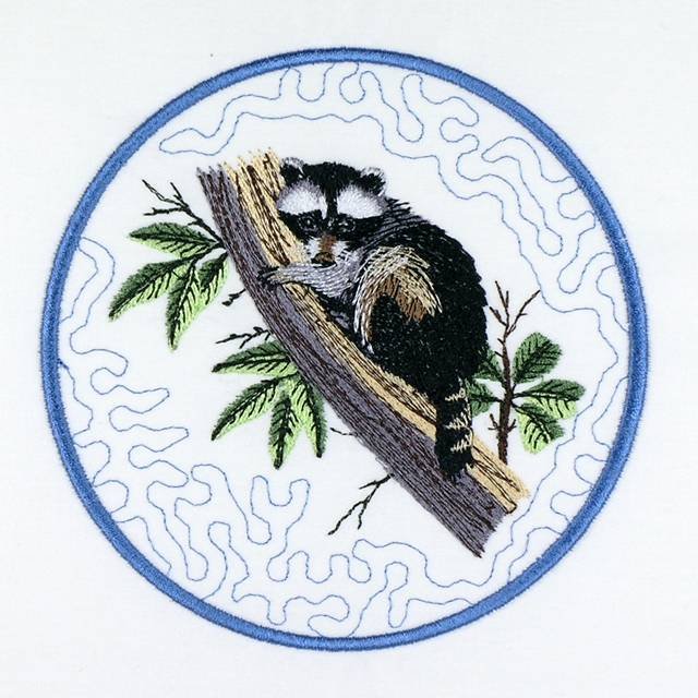 BFC01062 QIH/ Reg Stippled Forest Animals Quilt Set