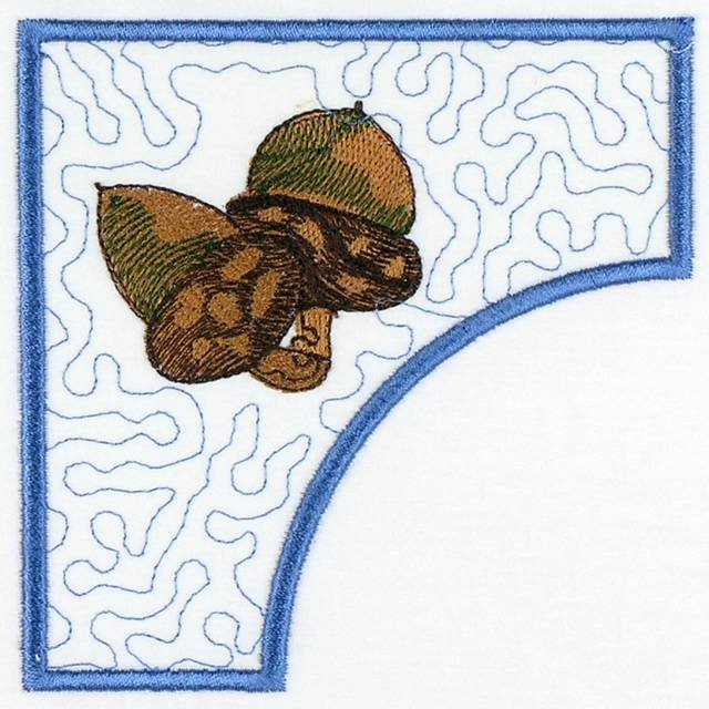 BFC01062 QIH/ Reg Stippled Forest Animals Quilt Set