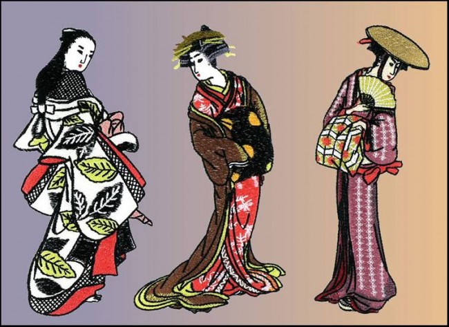 BFC1063 Three Geishas II