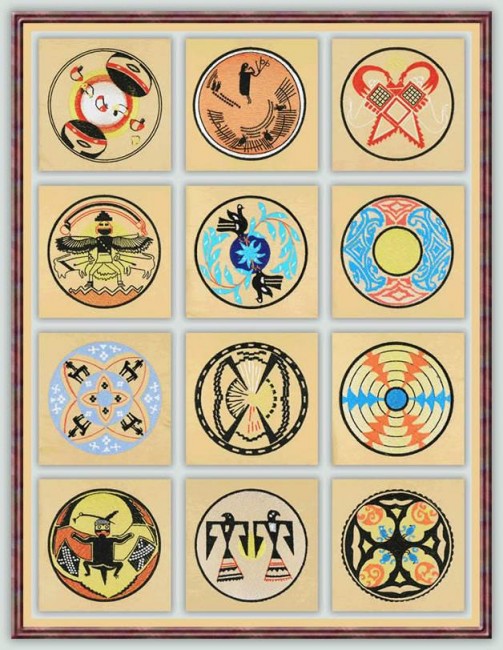 BFC1066 Southwestern Quilt Circles II