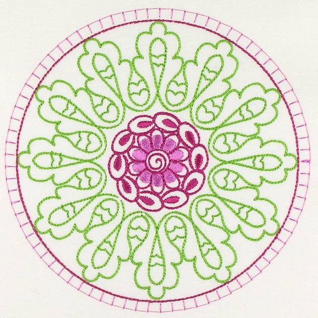 BFC1088 Turkish Delight Quilt Circles