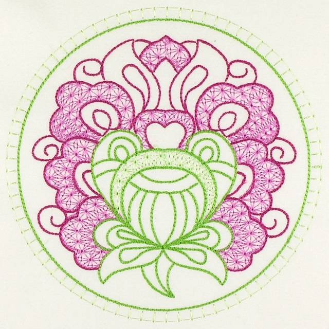 BFC1088 Turkish Delight Quilt Circles